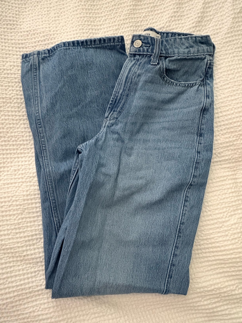 Hollister Curvy Ultra High Rise Baggy jeans w 25 long, 0 L